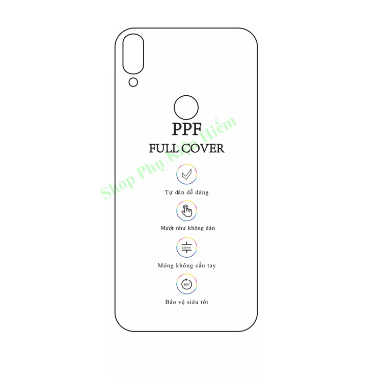 Dán dẻo ppf max pro m1 mặt sau