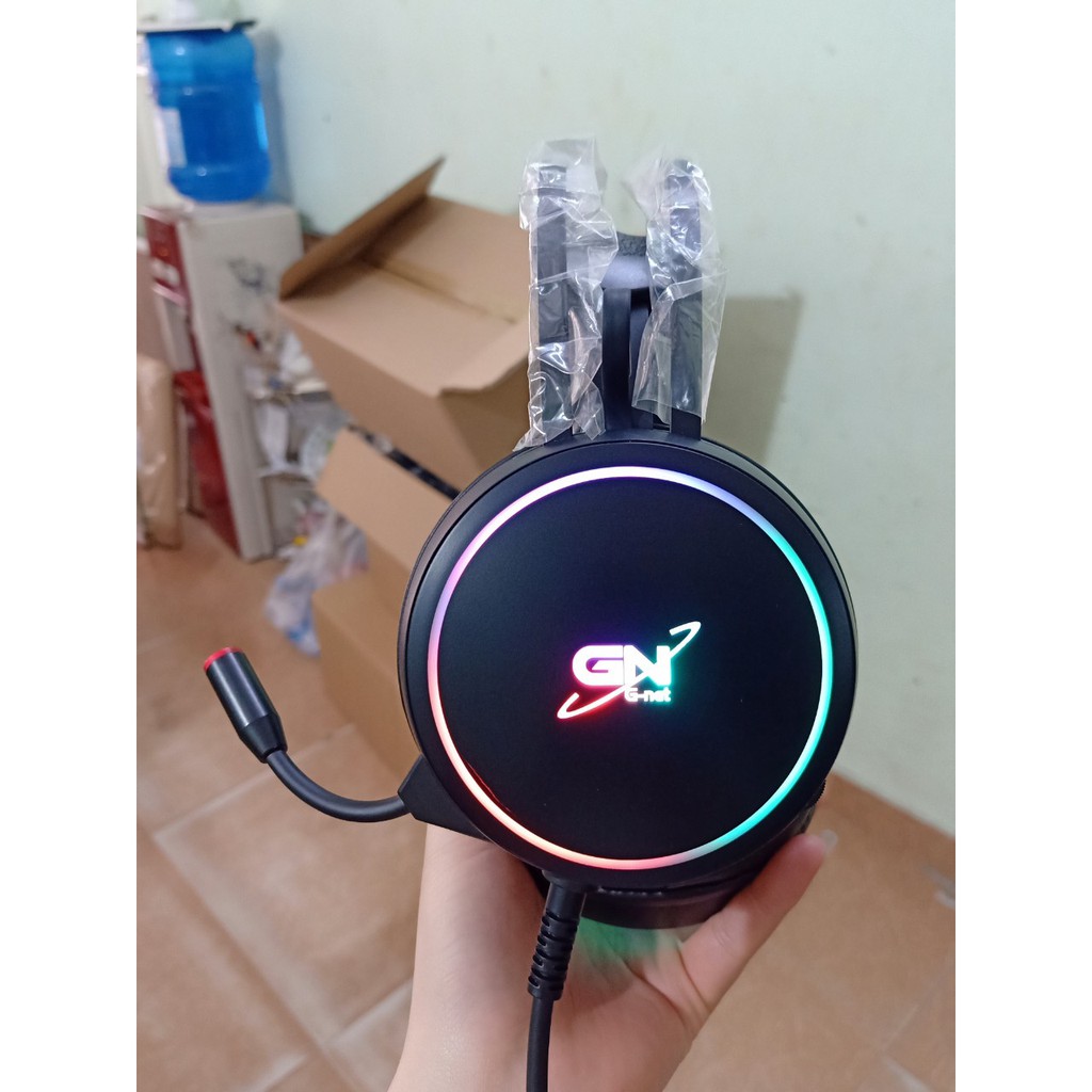 Tai nghe Gnet G09 cổng 3.5 led RGB