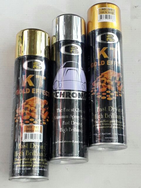 Sơn xịt xi bạc, vàng. đồng.  225g...