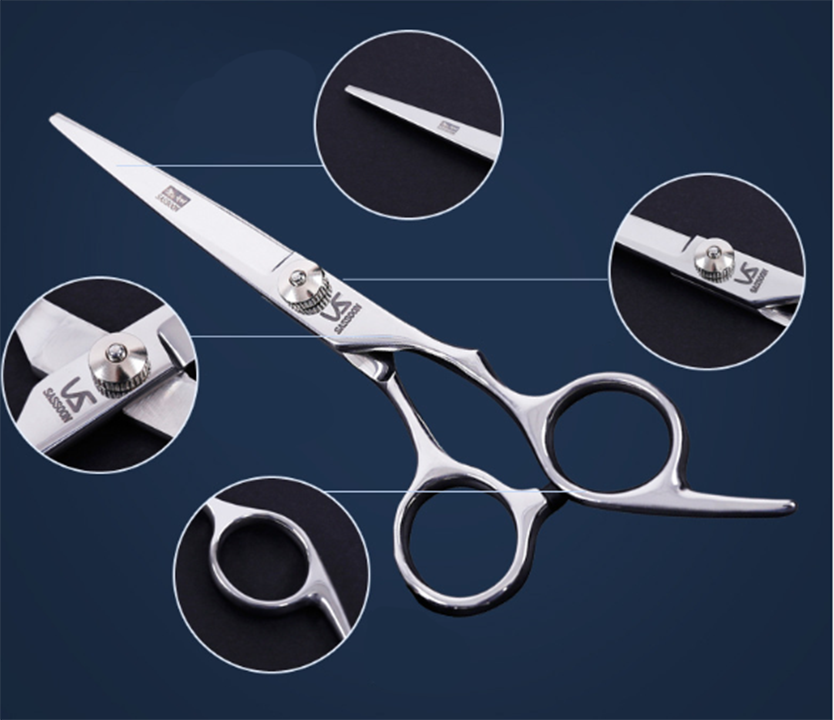 Kéo Cắt Và Tỉa Tóc Cao Cấp VS (Bộ 2 cái - Trắng)
