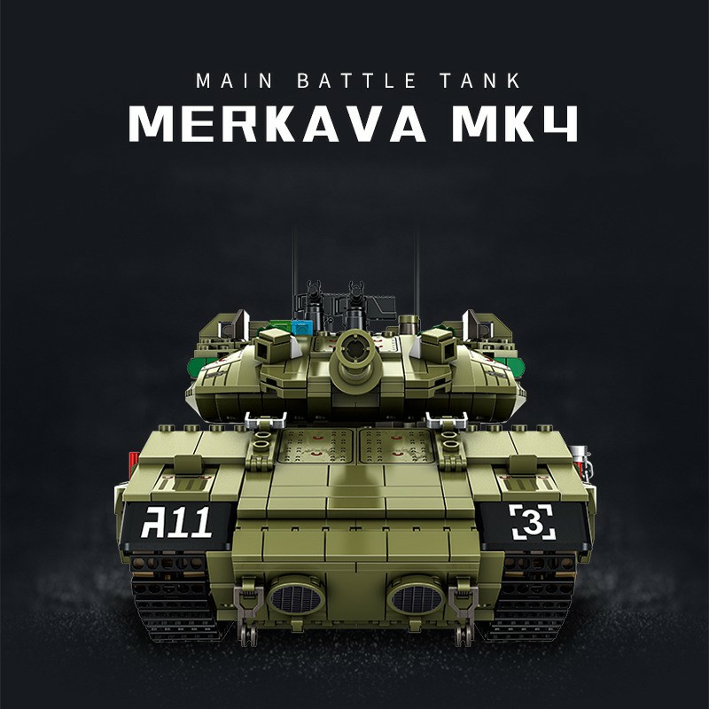Đồ chơi Xếp hình le,go Mô hình 632009 ( Xếp Hình Xe Tăng Merkava Mk4 1731 Mảnh )