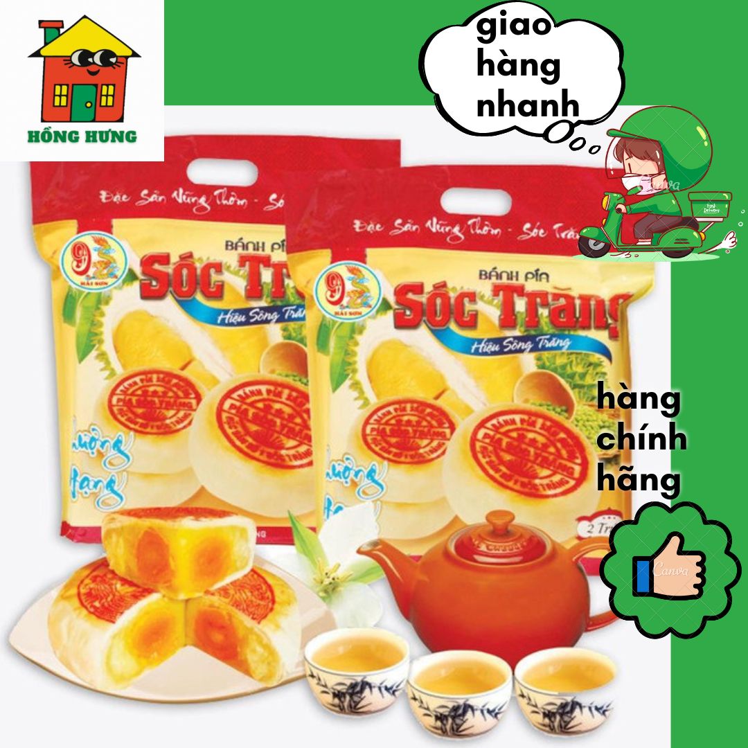 Bánh Pía Hải Sơn Sông Trăng Sầu Riêng Đậu Xanh 2 Trứng 800G - Hồng Hưng Shop | Lazada.Vn