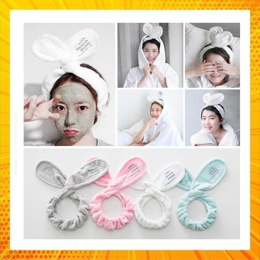 [HCM]Băng Đô Nơ Cool Tai Thỏ Dày Dặn