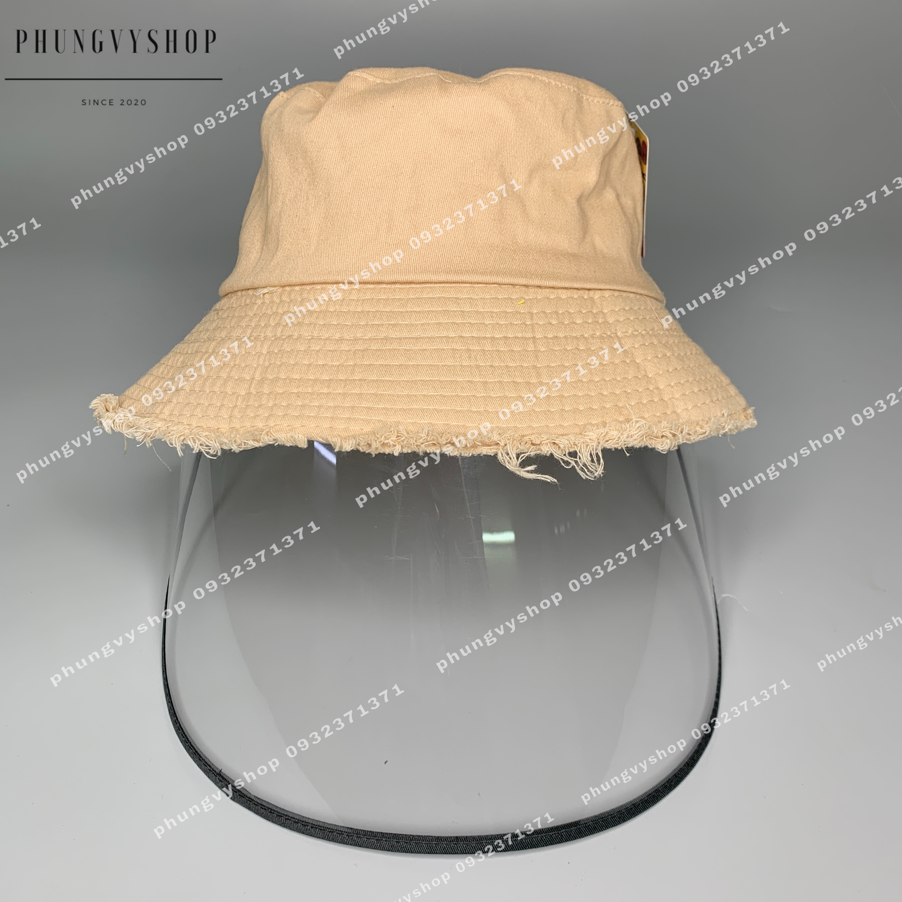 SIZE NGƯỜI LỚN-Mũ chống giọt bắn, Nón cản bụi VÀNH TUA RÁCH