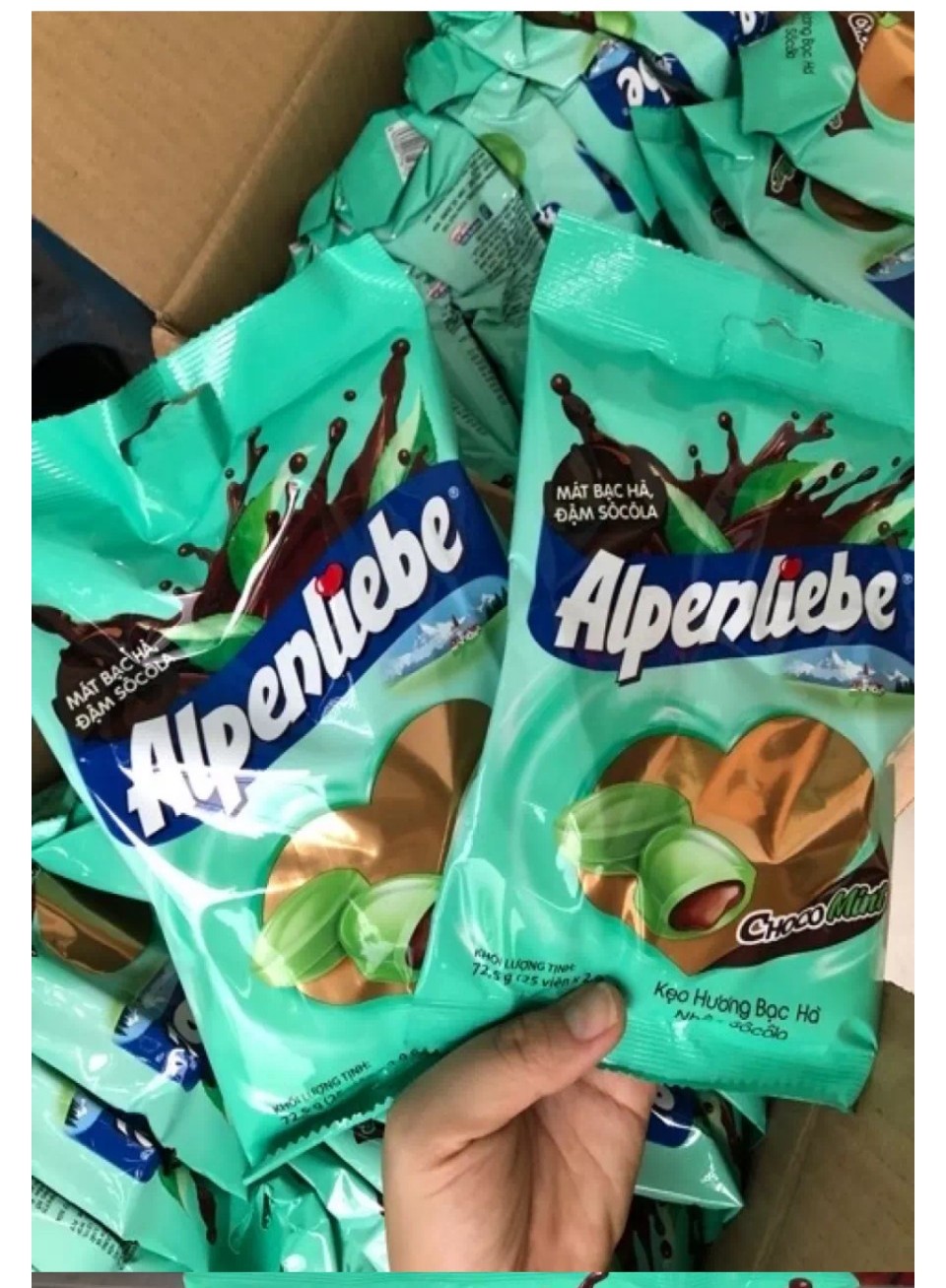 Kẹo Chocola Mint Loại 40 viên