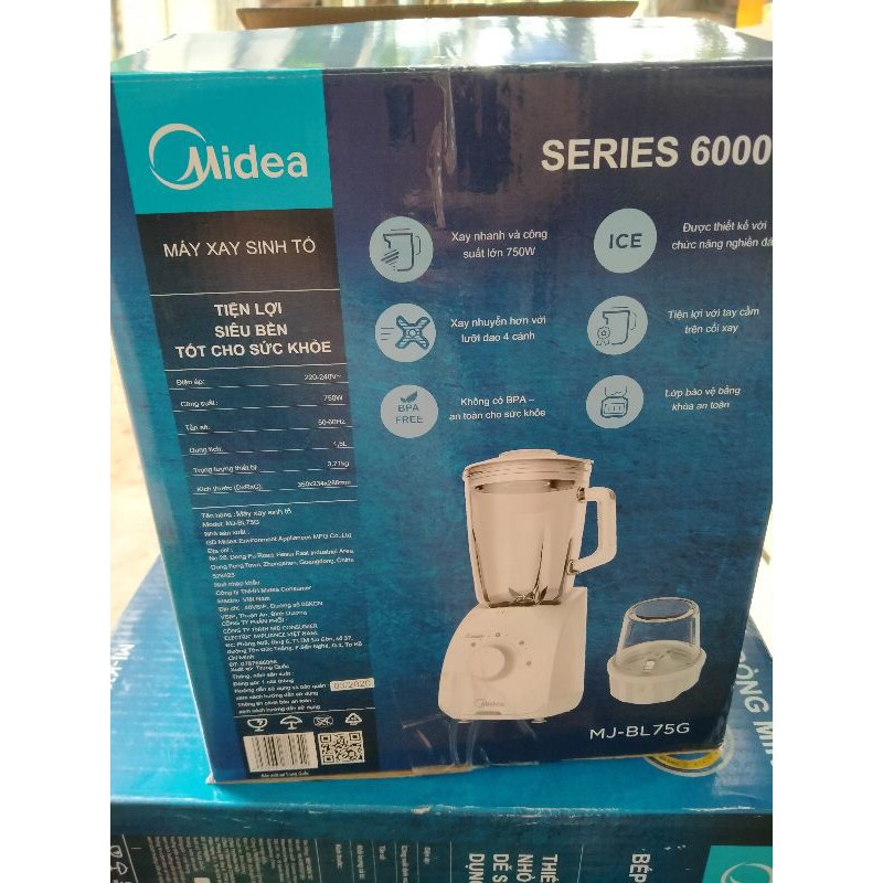 Máy Xay Sinh Tố Midea Bl75G