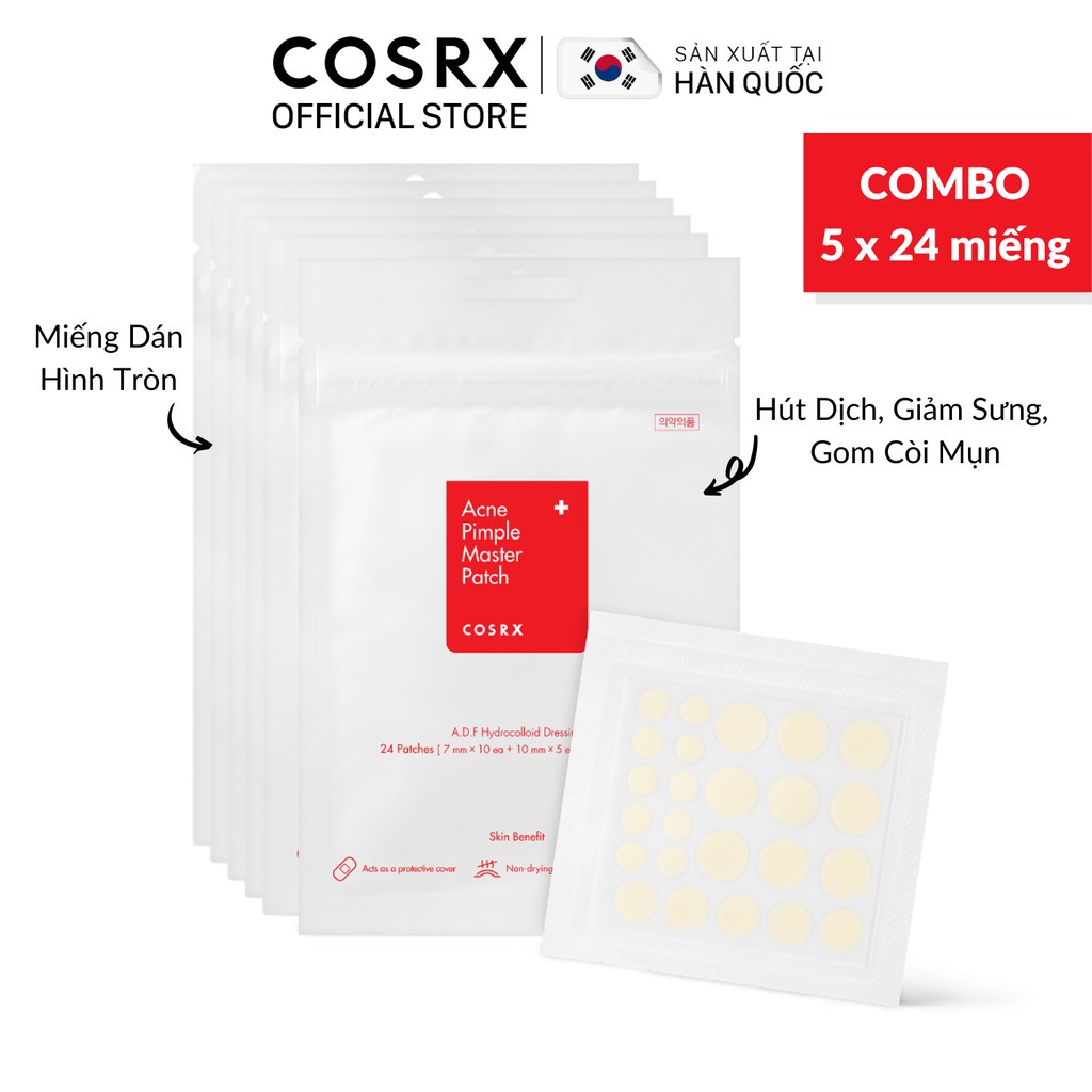Miếng dán mụn Cosrx Acne Pimple Master 24 patches