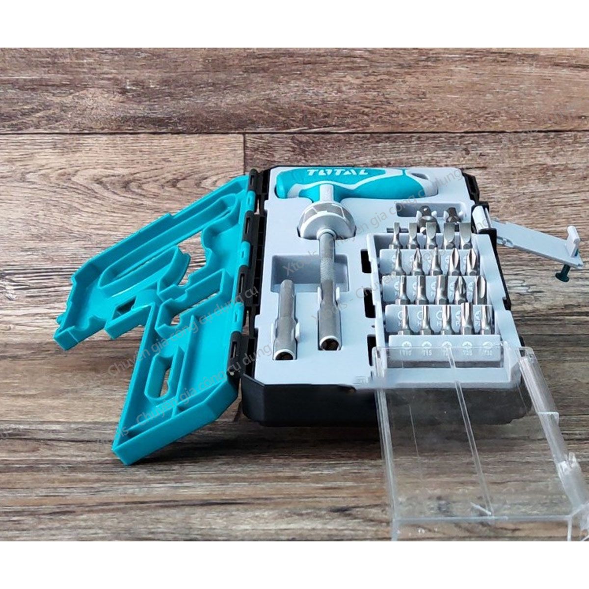 Total ticsd30256 25 PCs multi-function T screwdriver set disassembled screwdriver set made of sturdy alloy steel screw driver