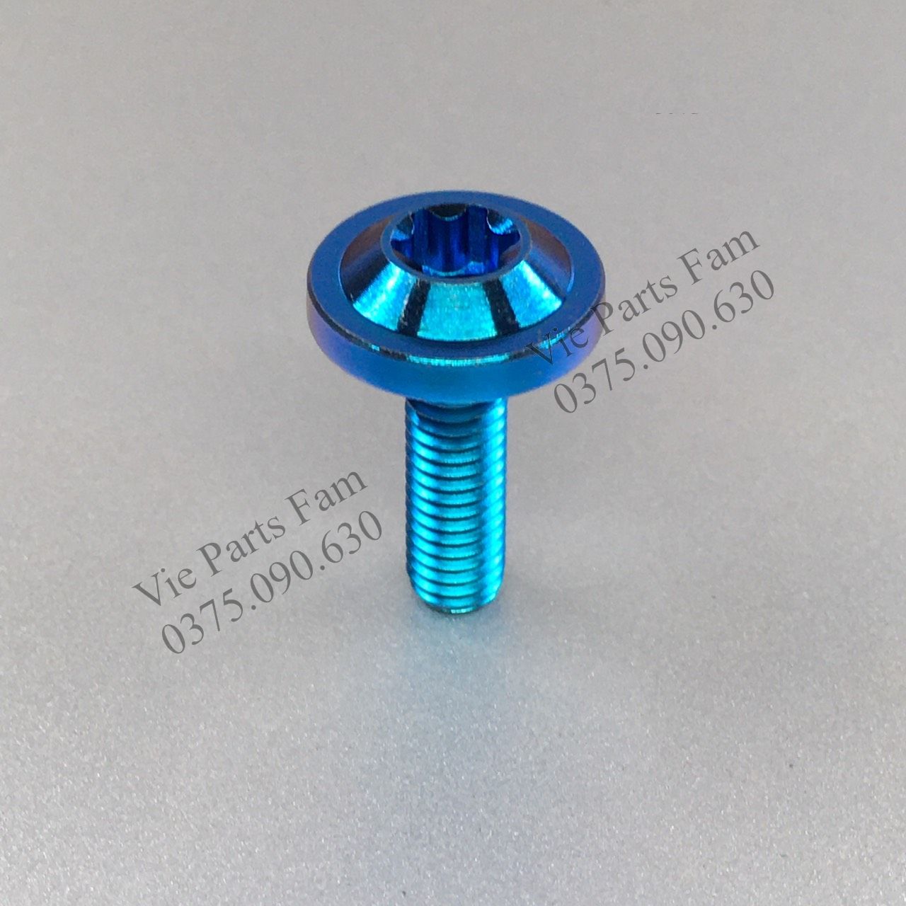 Combo 4 ốc Titan Gr5 6L20/ 6 ly 20/ 6 li 20 gắn đuôi dè sau Exciter 150 màu xanh lục bảo, xanh tím