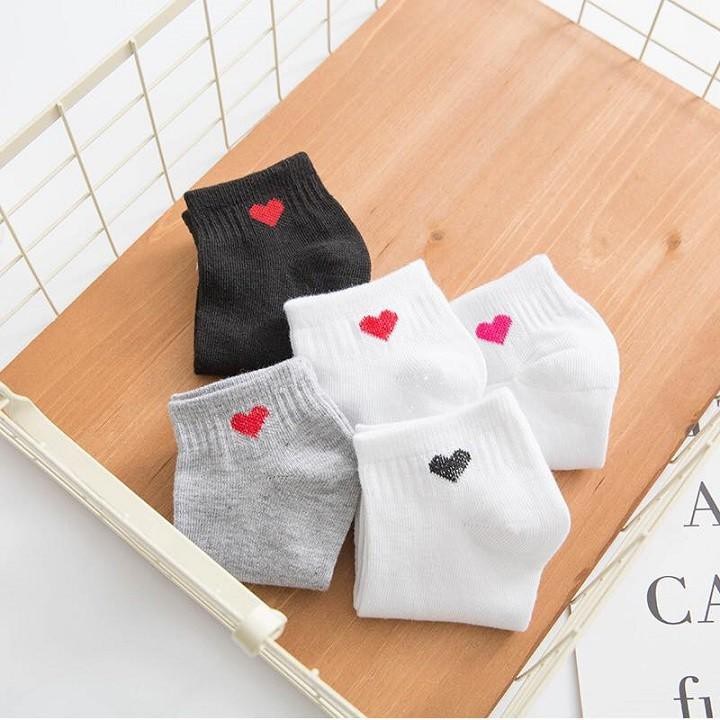 COMBO 5 đôi tất hình trái tim siêu dễ thương