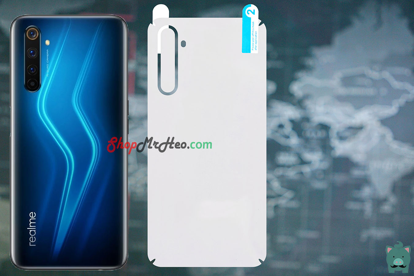 Dán dẻo ppf mặt sau lưng oppo realme 6 - realme 6 pro - x50