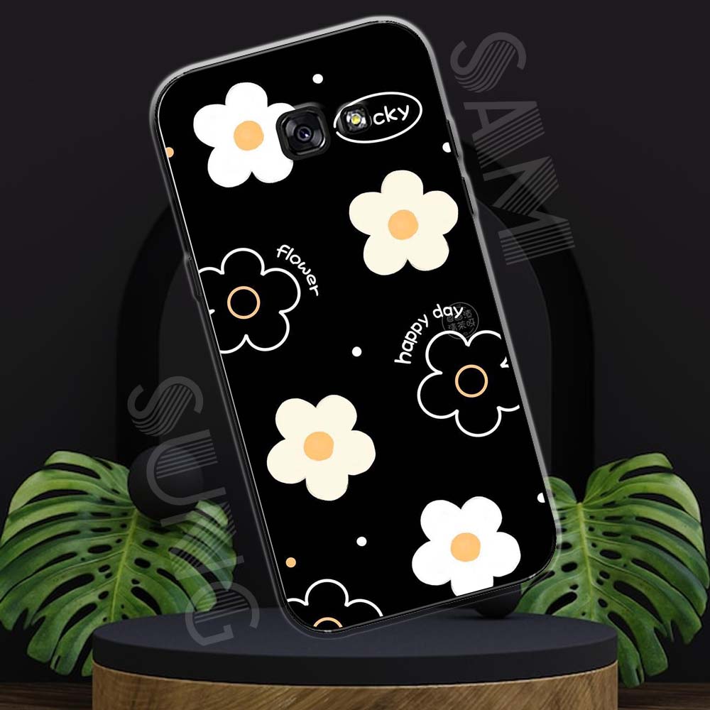 Ốp lưng samsung a7 mẫu bst hoa lá cành tpu