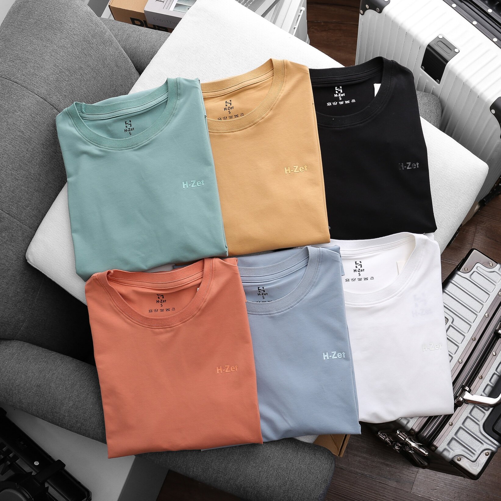 Áo Thun Basic nam H-Zet - Áo phông nam 100% Cotton - AT02