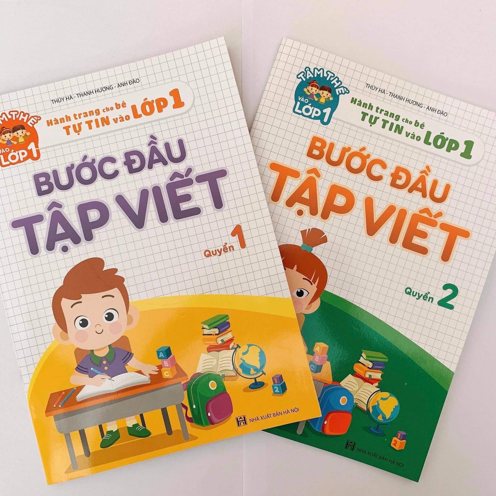 Sách - Bước đầu tập viết quyển 1 + 2