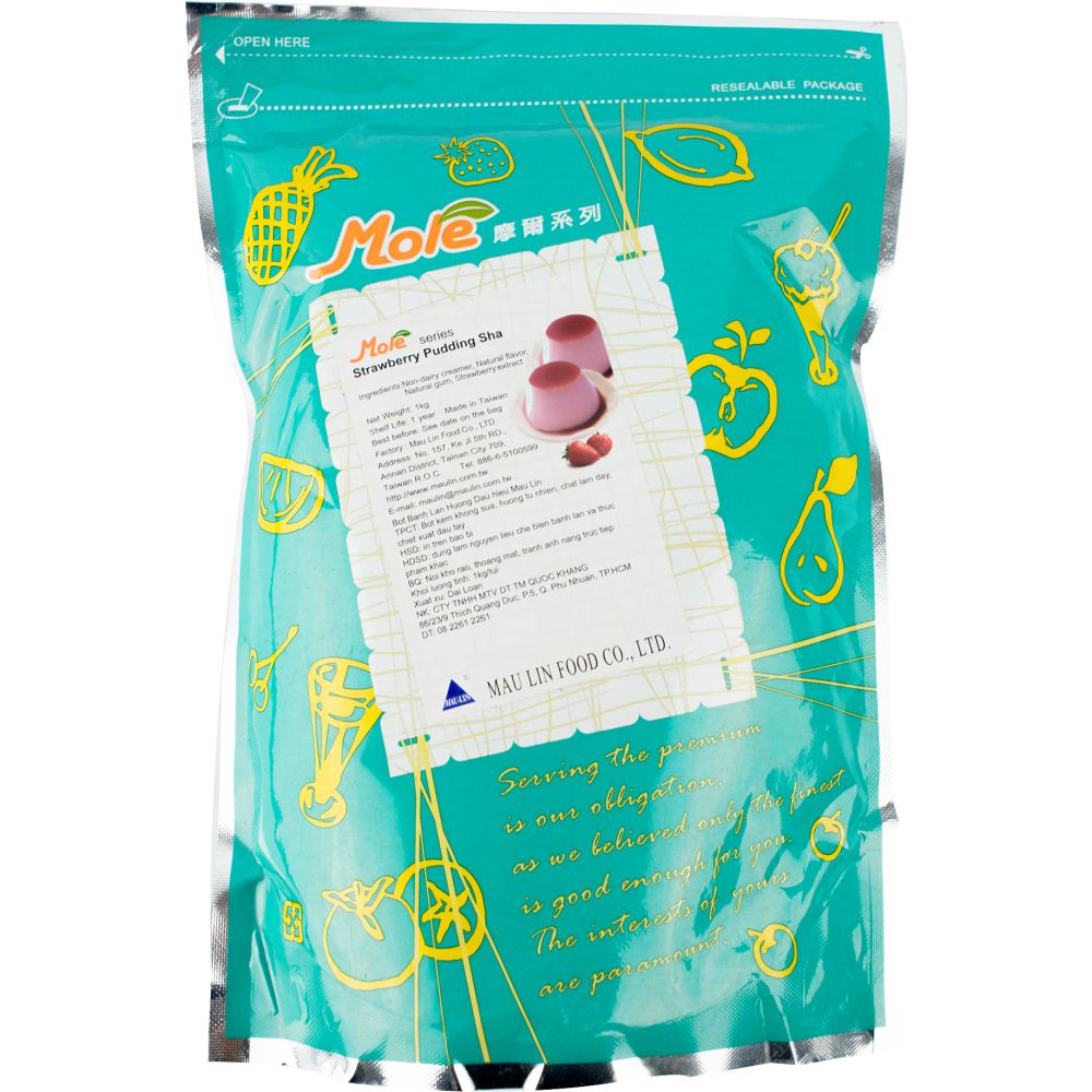 Bột Maulin Flan Dâu  (Mole) – 1kg