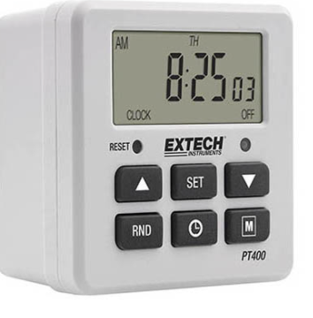Đồng hồ hẹn giờ nguồn điện Extech PT400