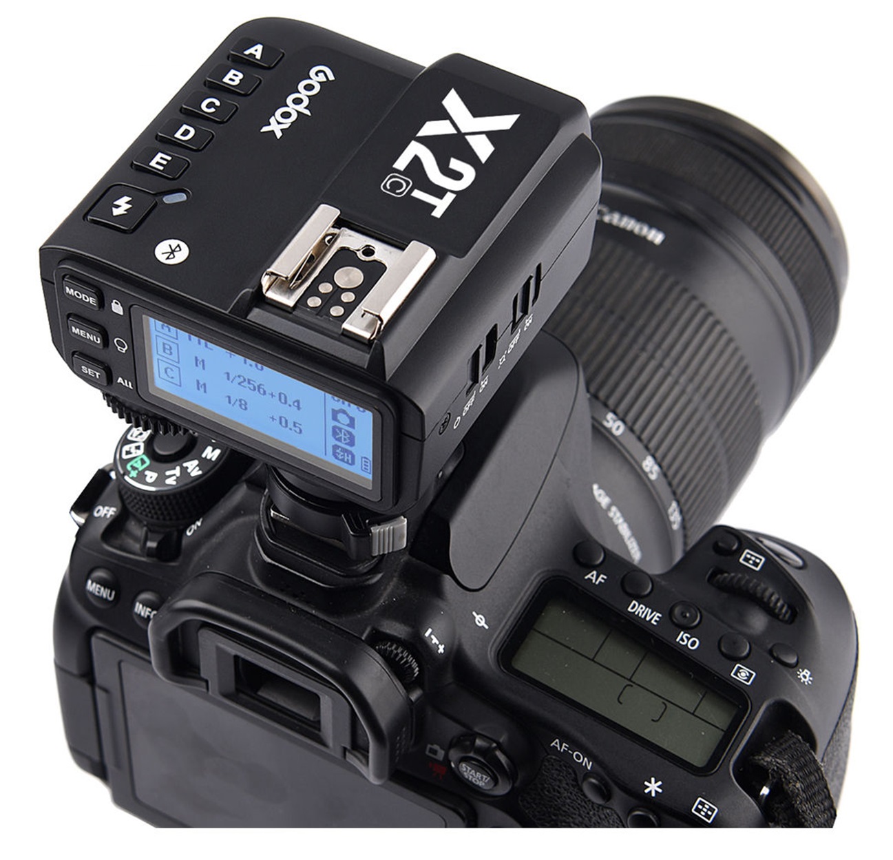 Điều khiển đèn Godox X2T-C-TTL 2.4G Wireless Flash Trigger cho Canon