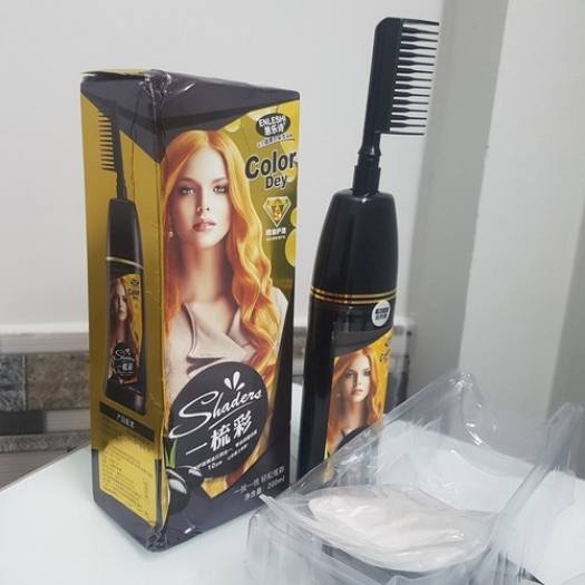 Lược Nhuộm Tóc Đen Chiết Xuất Từ Thảo Dược Shaders 200Ml