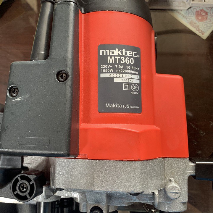 Máy soi gỗ Maktec 360 dây đồng công suất 1650W