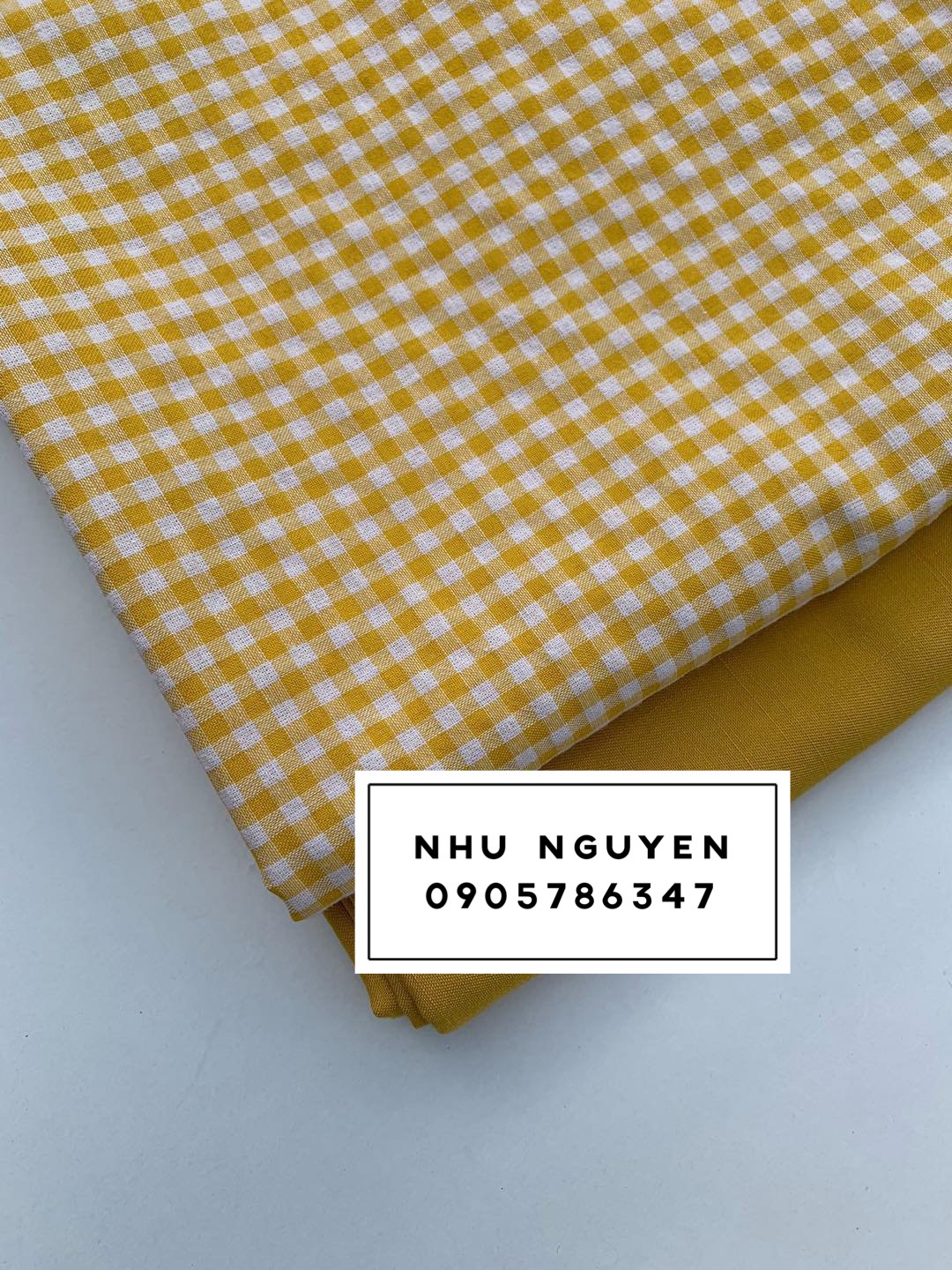 Vải Kẻ Caro Cotton