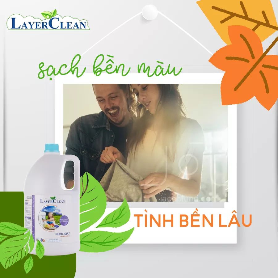 Nước giặt hữu cơ Layer Clean hương gió biển 5L