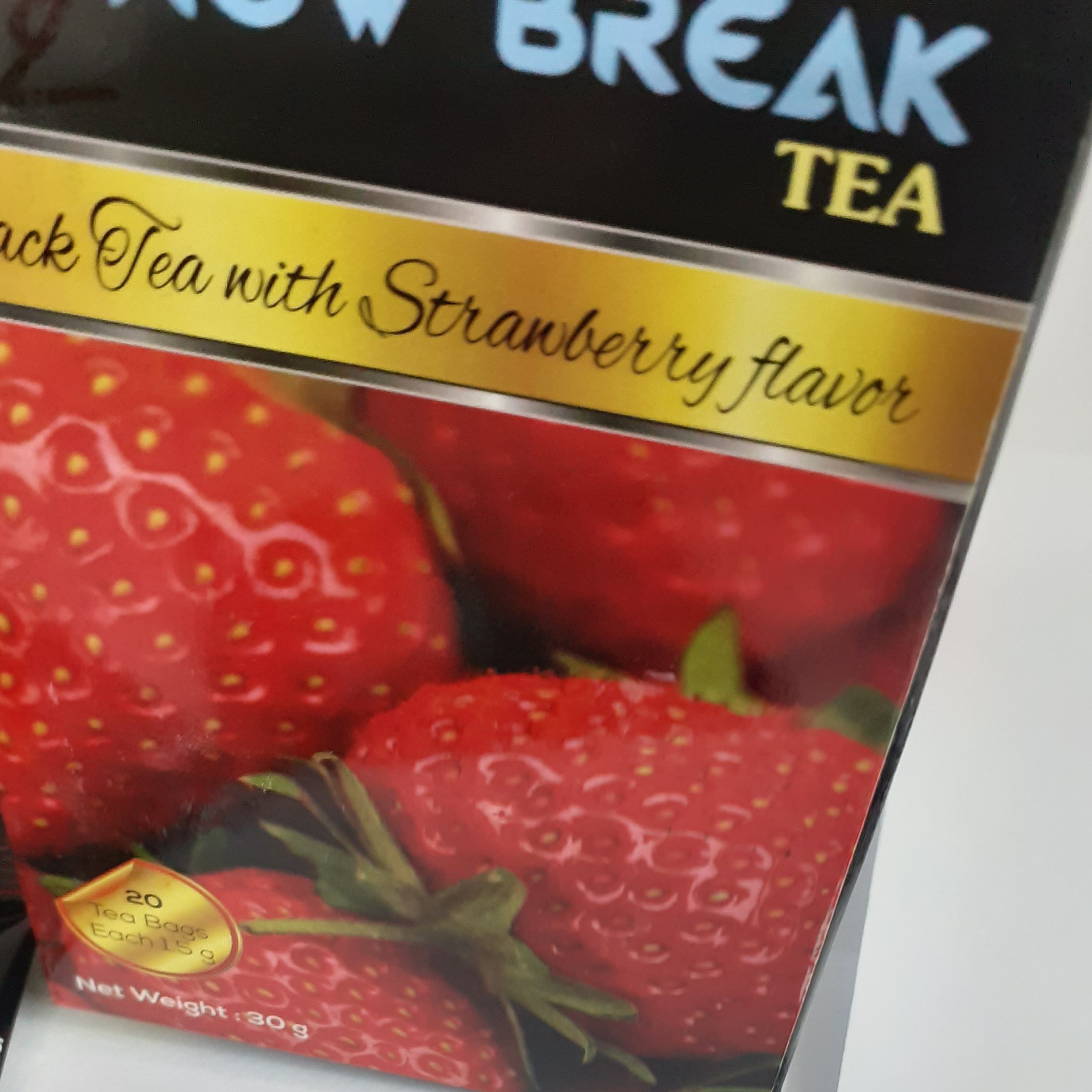 Trà Dâu Tây Now Break Tea, 20 túi trà