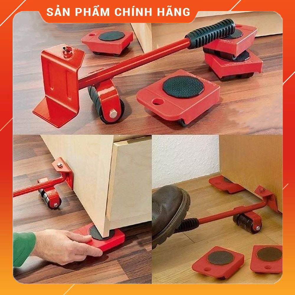 Bộ Dụng Cụ Nâng Và Di Chuyển Đồ Vật Nặng  - Dụng Cụ Di Chuyển Đồ Tiện Ích - Dụng Cụ Di Chuyển Đồ Đạc Như: Bàn Ghế, Tủ , Giường , Chậu Bông Hoa, Kệ , Đồ Nội Thất, Tủ Lạnh, Máy Giặt