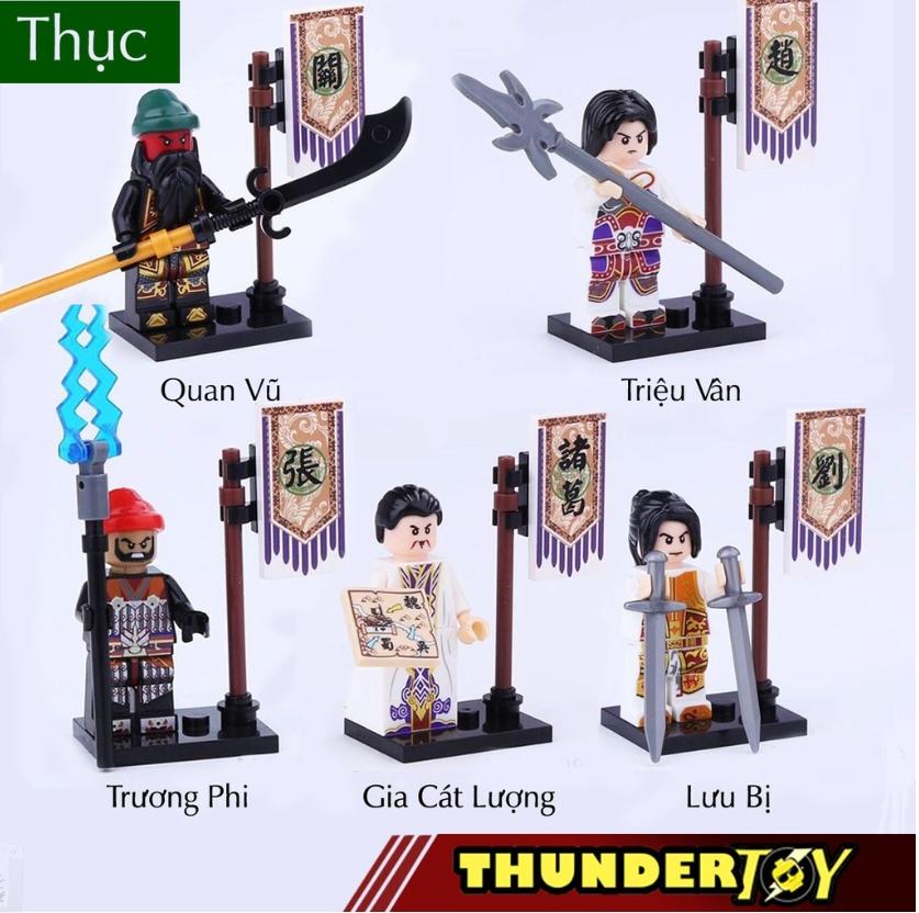 [HCM]Đồ chơi lắp ráp Mini Figure nhân vật Tam Quốc Chí - Thục quốc