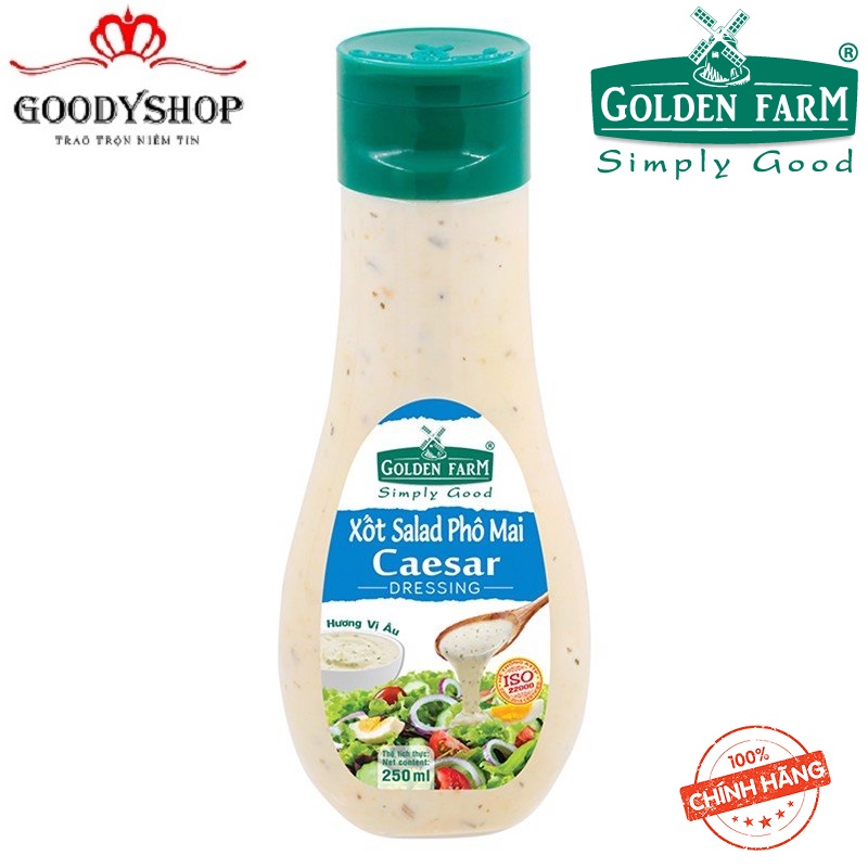 Xốt salad phô mai golden farm 250ml goodyshop