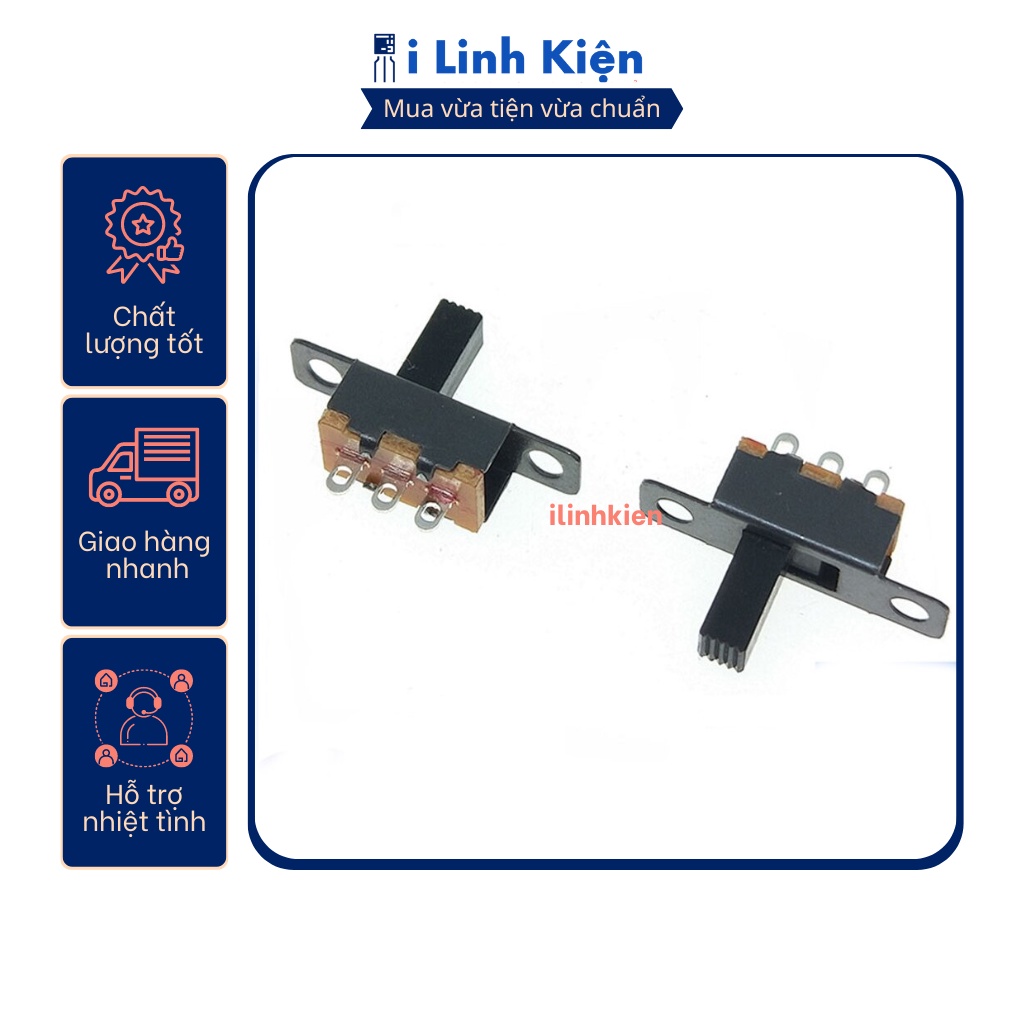 Công tắc gạt SS12F15 G6 6mm 3P