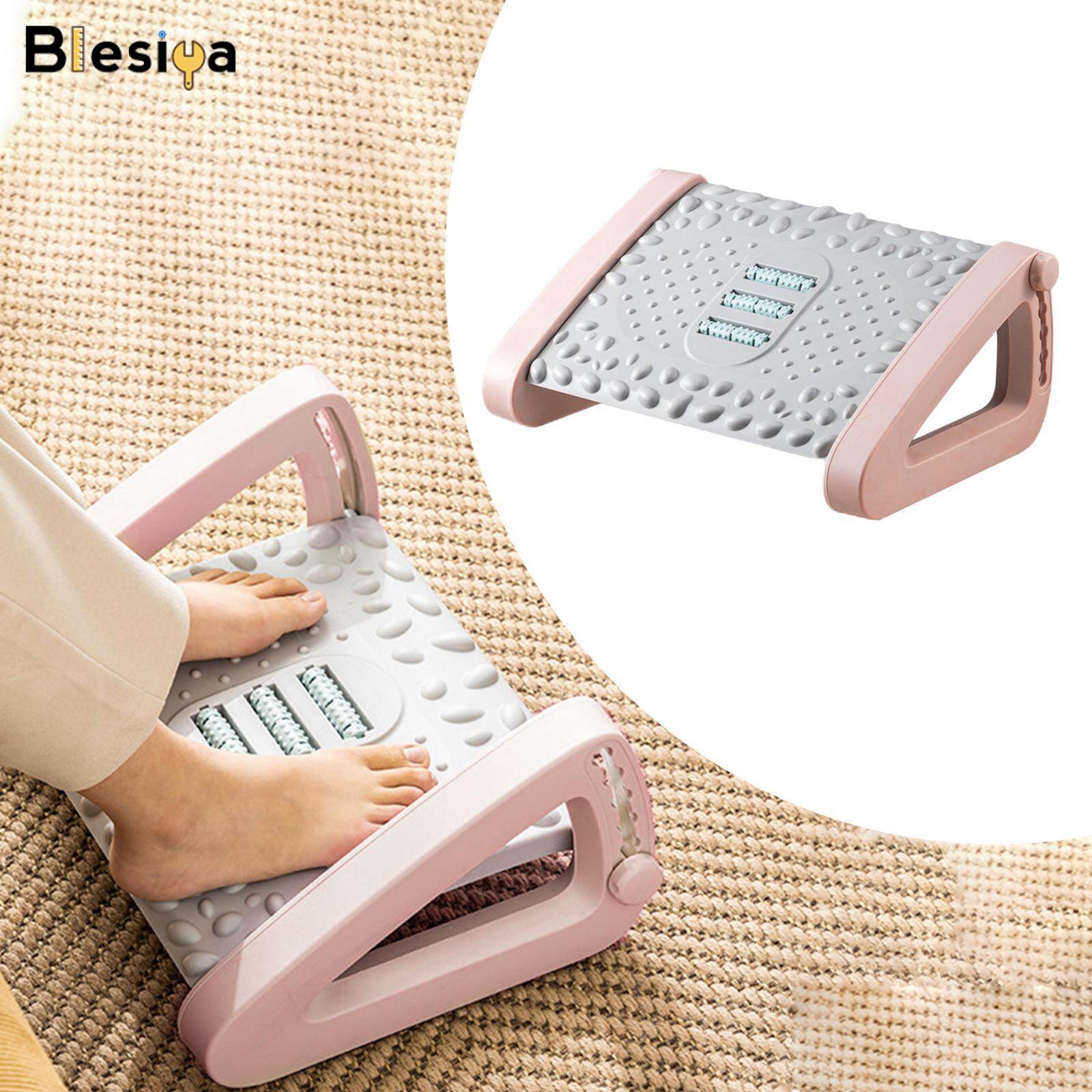 Blesiya Adjustable Foot Rest-- Improved Posture Solemassage Thicken Plastic for Work