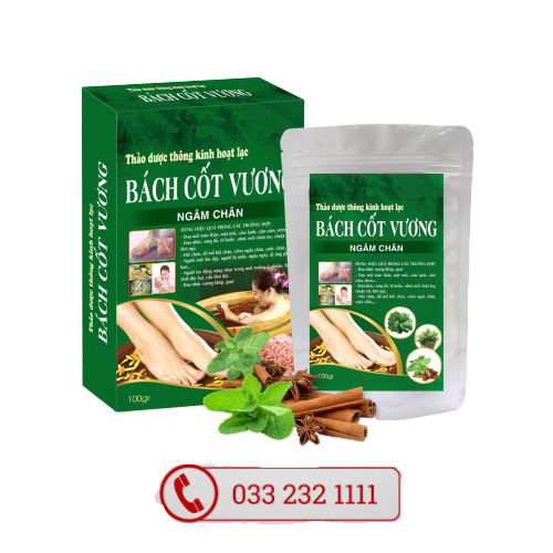 (Xả sốc, tiết kiệm 55k) Thảo dược Ngâm chân Bách Cốt Vương