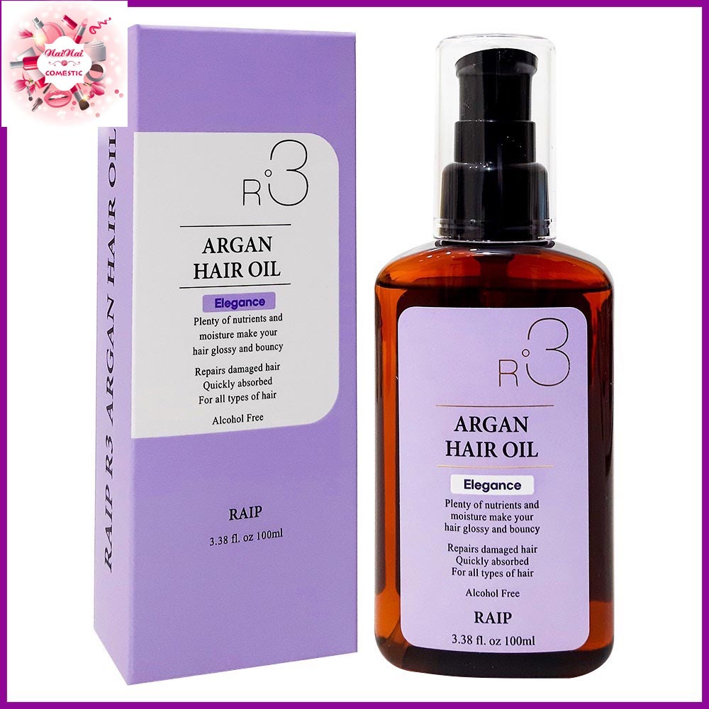 Dầu dưỡng tóc Argan oil Raip R3