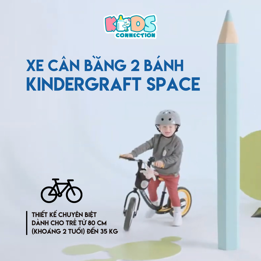 Xe cân bằng 2 bánh cao cấp cho bé (2 tuổi trở lên) KINDERKRAFT SPACE