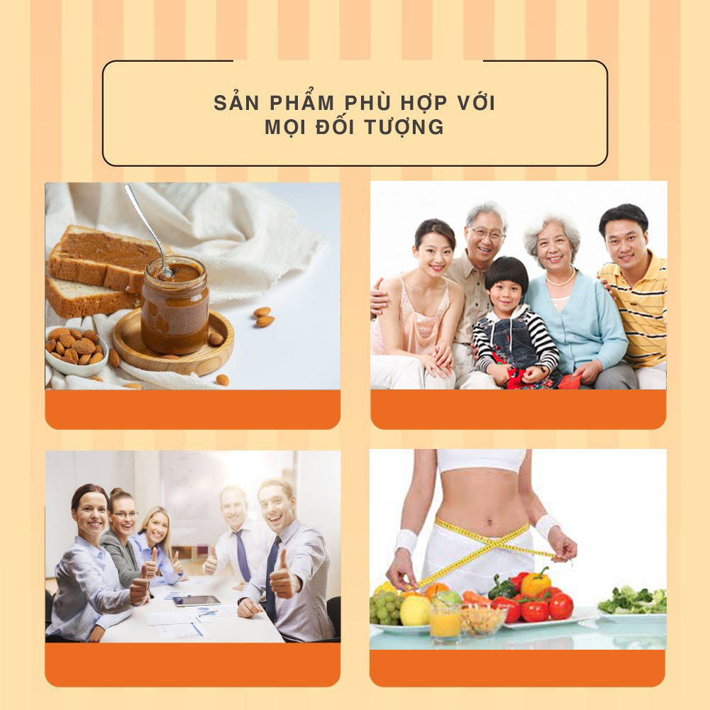 [Chính hãng] Bơ hạnh nhân và hạt điều 454g Dan D Pak