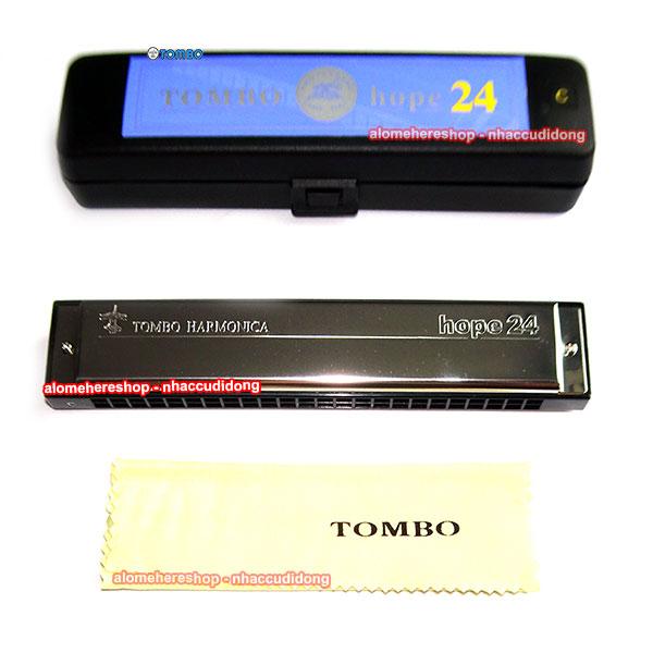 Kèn Harmonica tremolo Tombo Hope 24 6624 Key C