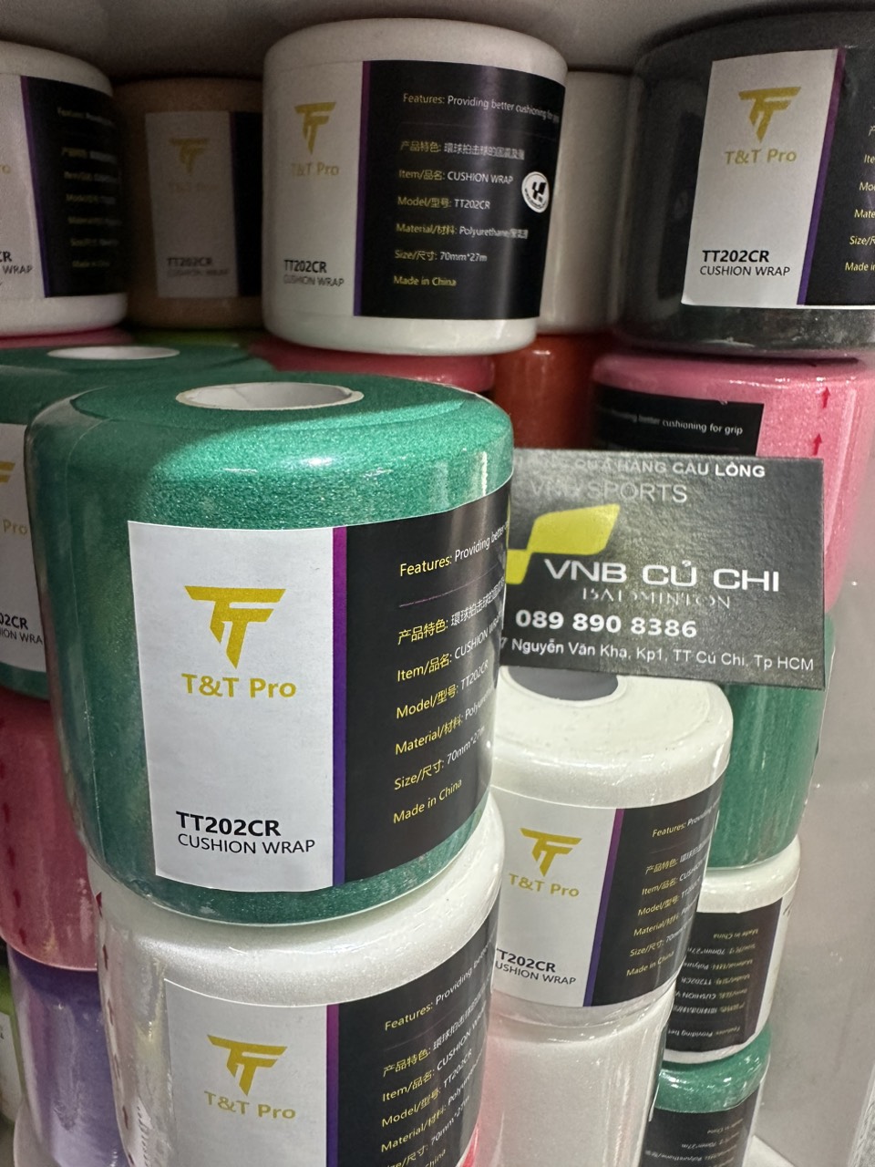 Quấn lót cán vợt cầu lông T&T