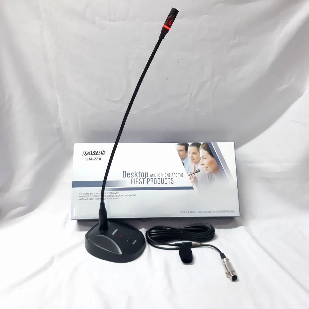 Micro hội nghị DAVIDS cao 50cm, dây dài 5m.