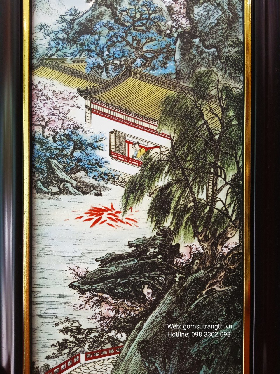 TRANH SỨ SƠN THỦY