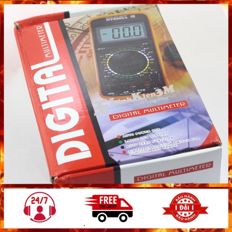 Đồng Hồ Đo Vạn Năng DT-9208A ( BH : 3 tháng )