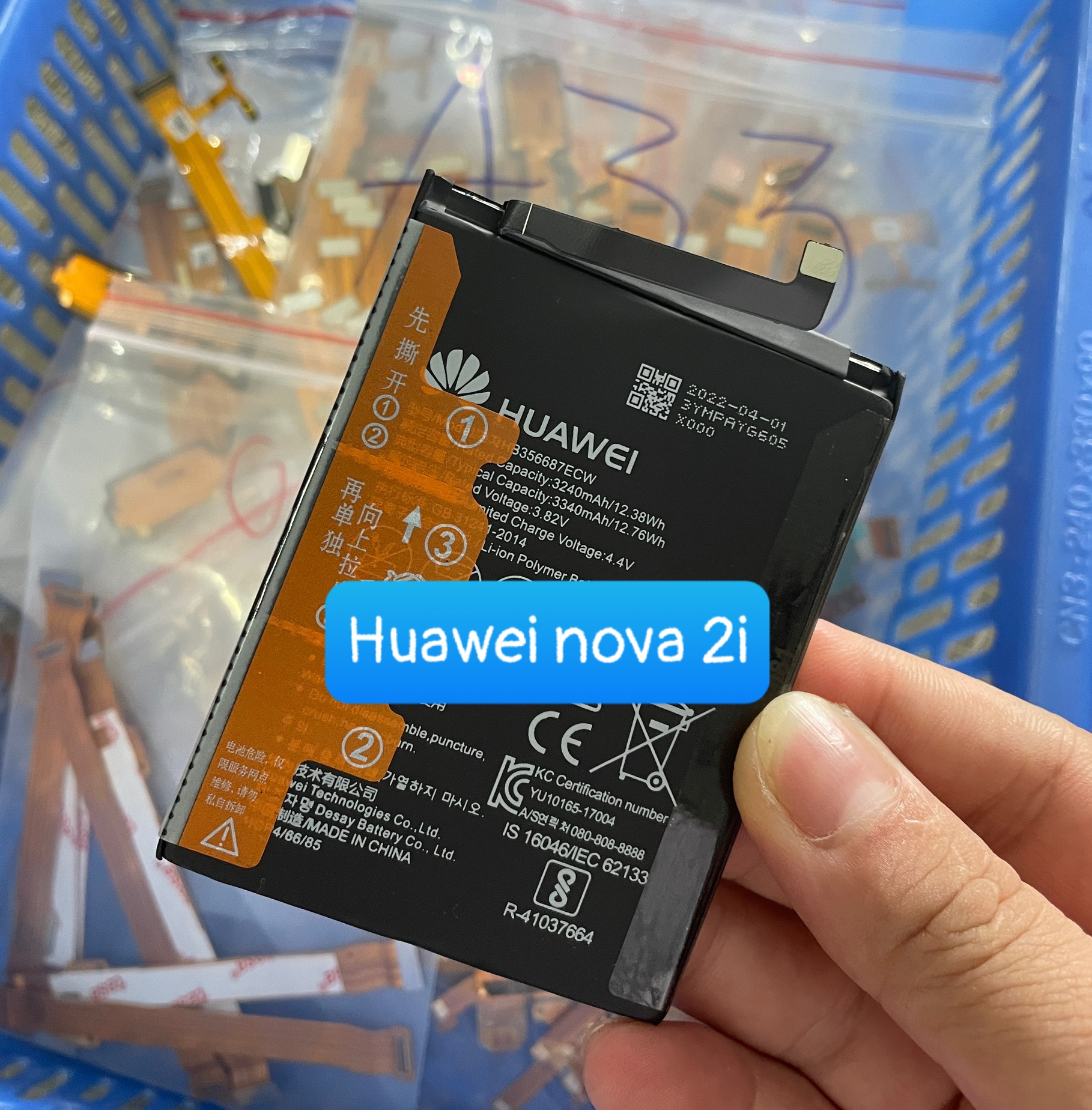 pin huawei nova 3i / nova 2i / P30 lite / nova 4E model HB356687ECW