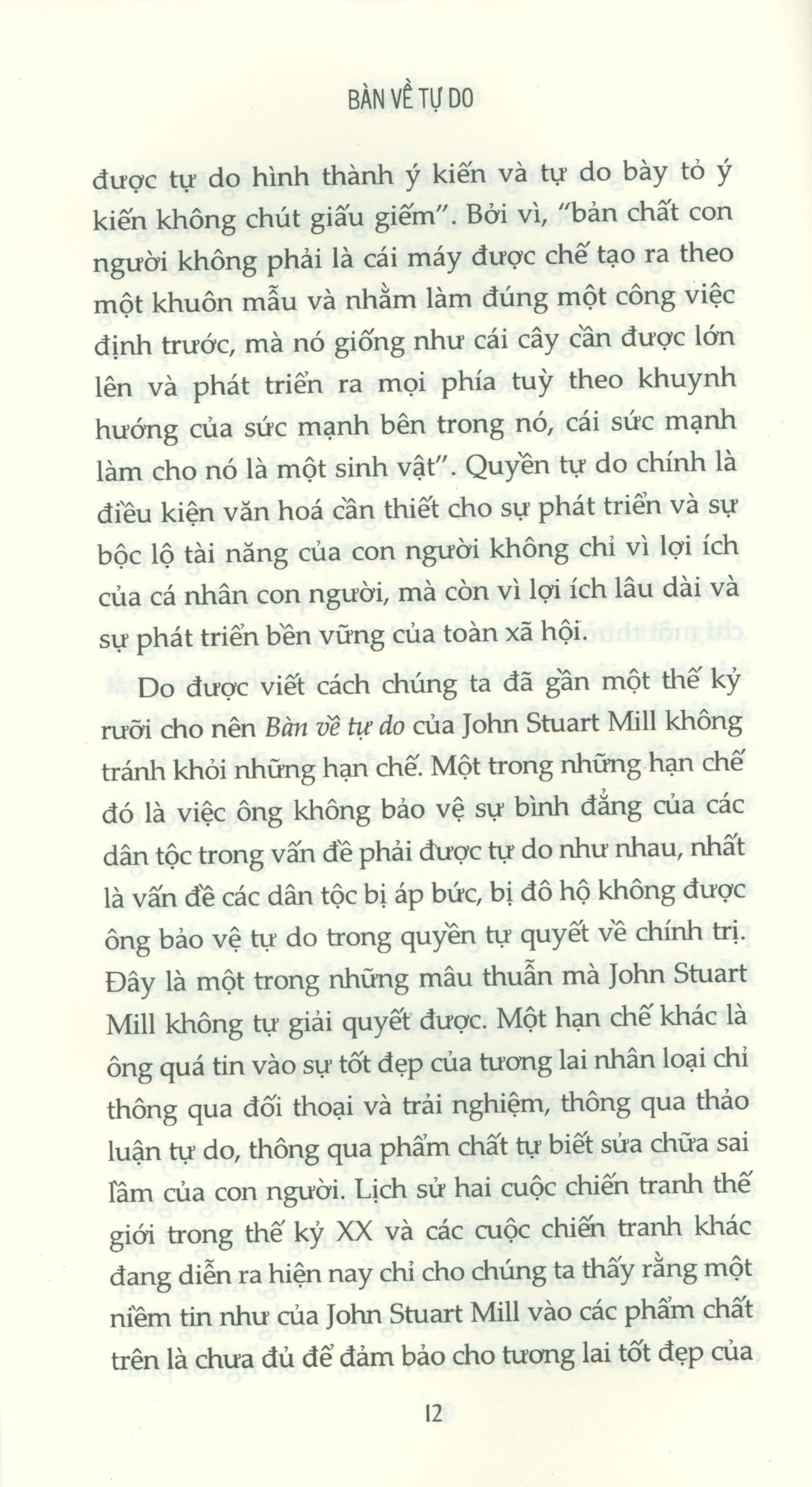 Bàn Về Tự Do