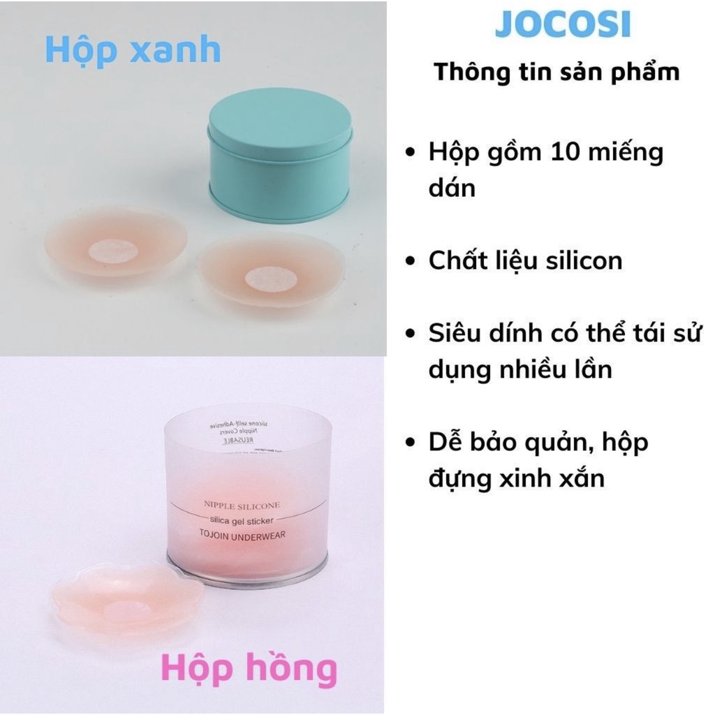 Dán ngực silicon siêu mềm tái sử dụng nhiều lần