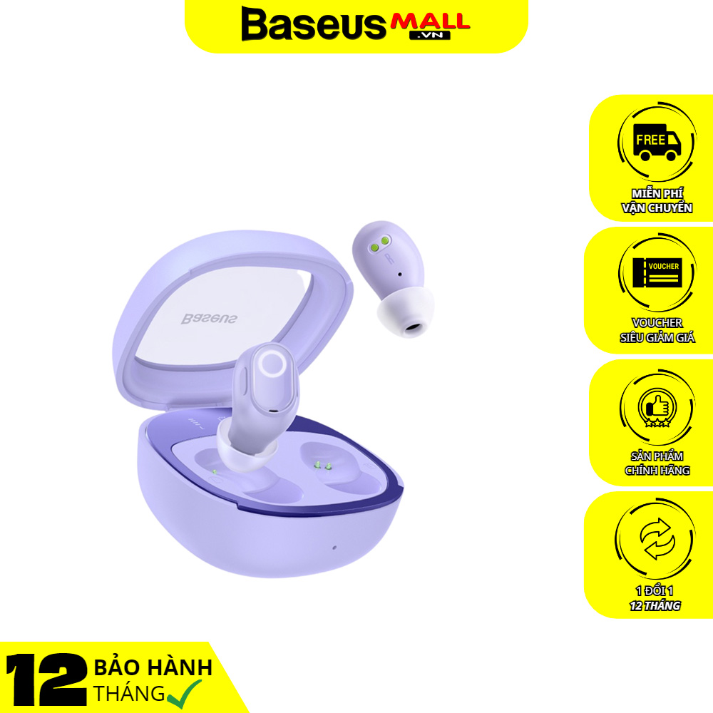 Tai Nghe Bluetooth Baseus Bowie WM02 Plus True Wireless Earphones