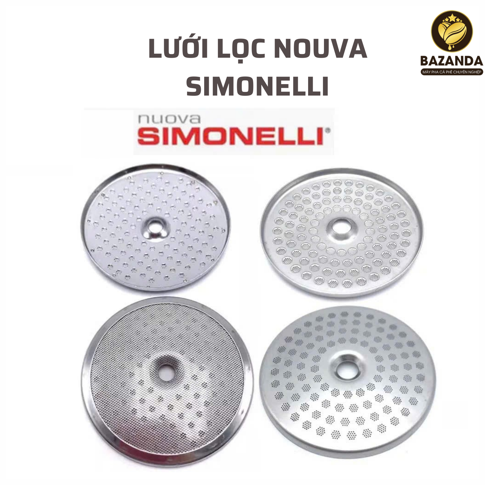 Lưới Lọc Họng Máy Pha Cà Phê Nuova Simonelli - Shower Screen Nuova Simonelli