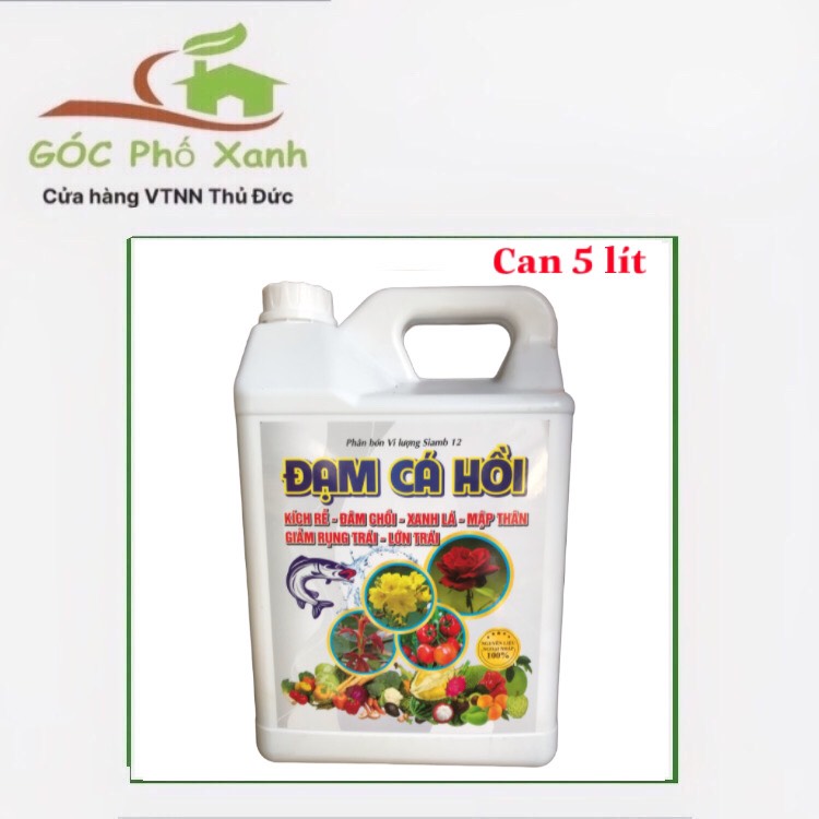 Phân bón hữu cơ Đạm Cá Hồi can 5 lít