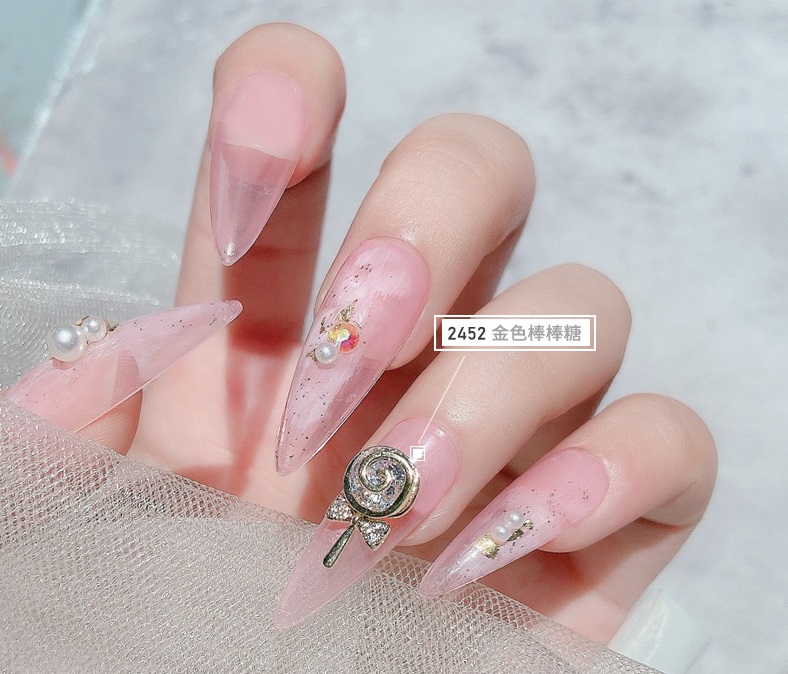 Charm Kẹo Mút Đá Pha Lê Xoay Cao Cấp