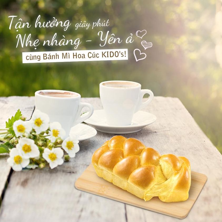 Combo Bịch 5 Cái Bánh Mì Tươi Hoa Cúc Kido'S
