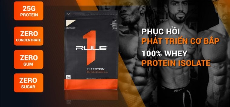 Sữa Tăng C ơ Rule 1 Protein Whey Isolate Bịch 10LBS