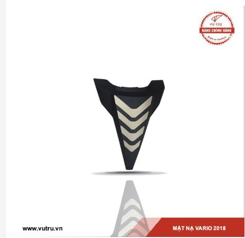 [HCM][BAO RẺ] Mặt nạ xe Vario 2018 cao cấp màu carbon